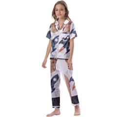 Img 20230716 195940 Img 20230716 200008 Kids  Satin Short Sleeve Pajamas Set by 3147330