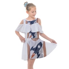 Img 20230716 195940 Img 20230716 200008 Kids  Shoulder Cutout Chiffon Dress by 3147330