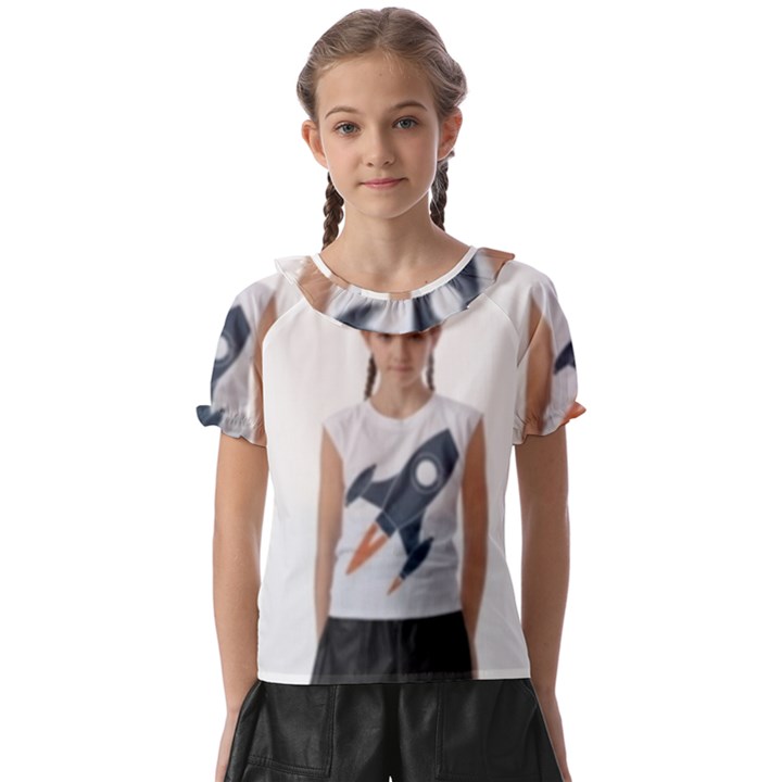 Img 20230716 195940 Img 20230716 200008 Kids  Frill Chiffon Blouse