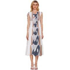 Img 20230716 195940 Img 20230716 200008 V-neck Drawstring Shoulder Sleeveless Maxi Dress by 3147330