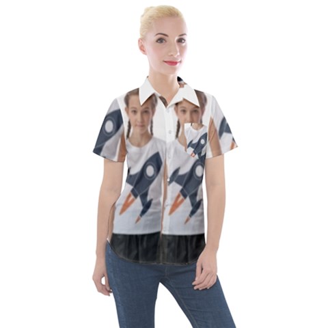 Img 20230716 195940 Img 20230716 200008 Women s Short Sleeve Pocket Shirt by 3147330