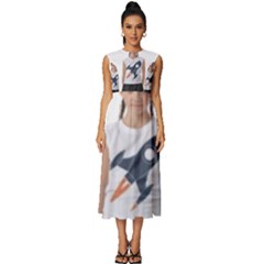 Img 20230716 195940 Img 20230716 200008 Sleeveless Round Neck Midi Dress by 3147330