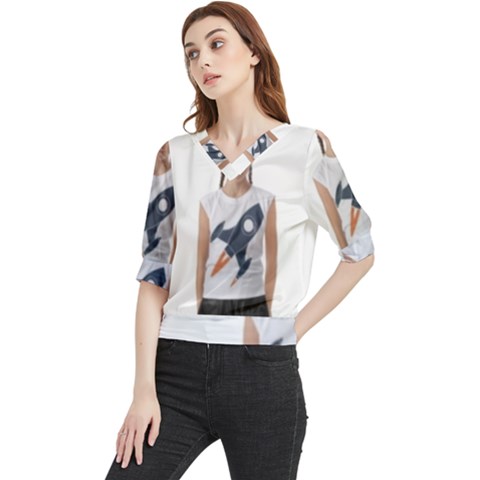 Img 20230716 195940 Img 20230716 200008 Quarter Sleeve Blouse by 3147330