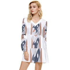 Img 20230716 195940 Img 20230716 200008 Tiered Long Sleeve Mini Dress