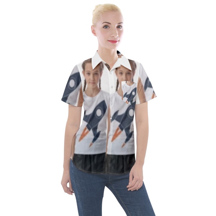 Img 20230716 195940 Img 20230716 200008 Women s Short Sleeve Pocket Shirt