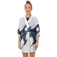 Img 20230716 190400 Img 20230716 190422 Half Sleeve Chiffon Kimono by 3147330