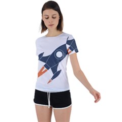 Img 20230716 190400 Img 20230716 190422 Back Circle Cutout Sports Tee