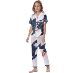 Img 20230716 190400 Img 20230716 190422 Kids  Satin Short Sleeve Pajamas Set by 3147330