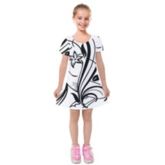 Img 20230716 190304 Kids  Short Sleeve Velvet Dress