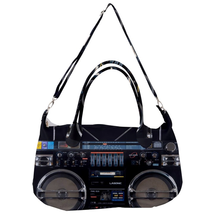 Vintage Radio Removable Strap Handbag