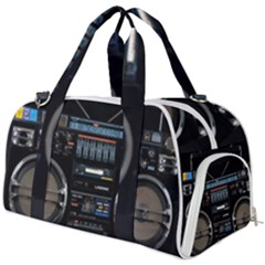 Vintage Radio Burner Gym Duffel Bag by Proyonanggan