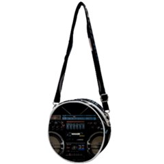 Vintage Radio Crossbody Circle Bag by Proyonanggan