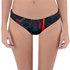 A Dark City Vector Reversible Hipster Bikini Bottoms by Proyonanggan