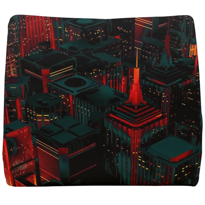 A Dark City Vector Seat Cushion