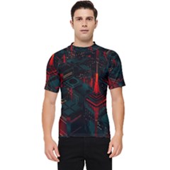 A Dark City Vector Men s Short Sleeve Rash Guard by Proyonanggan