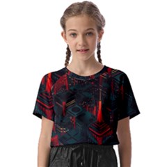 A Dark City Vector Kids  Basic Tee