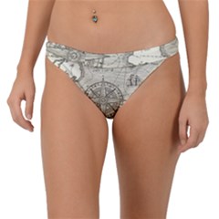 Vintage World Map Antique Band Bikini Bottoms by Proyonanggan