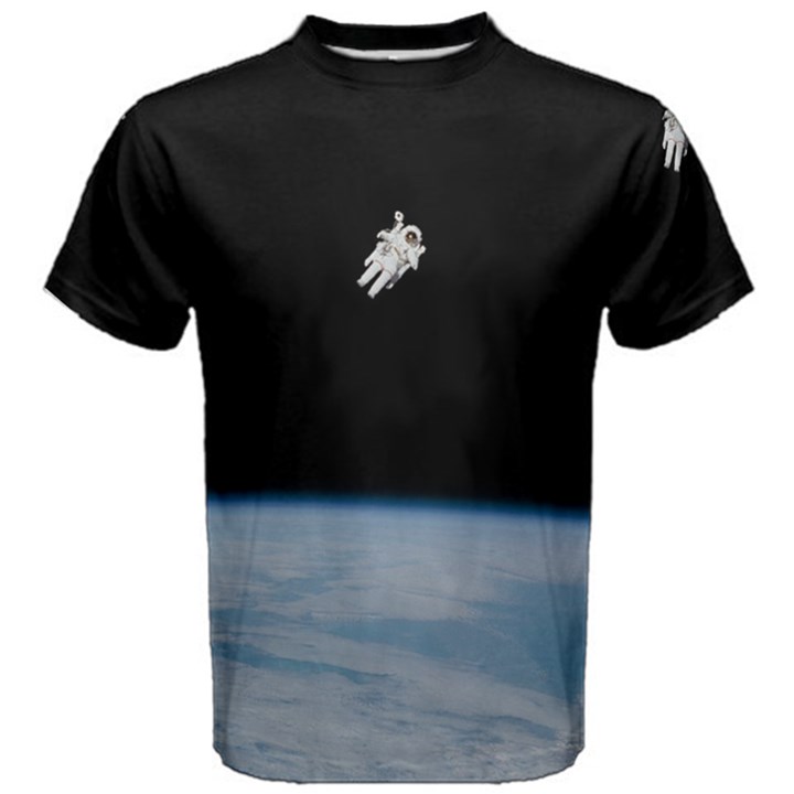 Amazing Stunning Astronaut Amazed Men s Cotton Tee