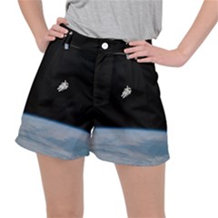 Amazing Stunning Astronaut Amazed Women s Ripstop Shorts by Proyonanggan