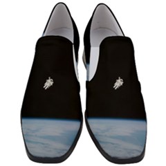 Amazing Stunning Astronaut Amazed Women Slip On Heel Loafers by Proyonanggan