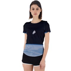 Amazing Stunning Astronaut Amazed Back Cut Out Sport Tee by Proyonanggan