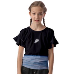 Amazing Stunning Astronaut Amazed Kids  Cut Out Flutter Sleeves