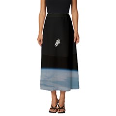 Amazing Stunning Astronaut Amazed Classic Midi Chiffon Skirt by Proyonanggan