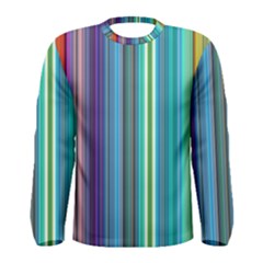 Color Stripes Men s Long Sleeve Tee by Proyonanggan