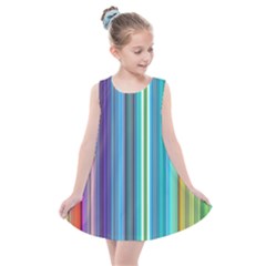 Color Stripes Kids  Summer Dress by Proyonanggan