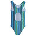 Color Stripes Kids  Cut-Out Back One Piece Swimsuit View2