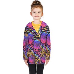 3d Fractal Mandelbulb Kids  Double Breasted Button Coat by Proyonanggan