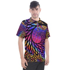 3d Fractal Mandelbulb Men s Polo Tee