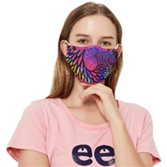 3d Fractal Mandelbulb Fitted Cloth Face Mask (adult) by Proyonanggan