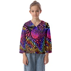 3d Fractal Mandelbulb Kids  Sailor Shirt by Proyonanggan