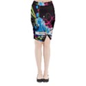 Sneakers Shoes Patterns Bright Midi Wrap Pencil Skirt View1