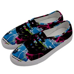 Sneakers Shoes Patterns Bright Men s Classic Low Top Sneakers by Proyonanggan