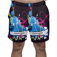 Sneakers Shoes Patterns Bright Men s Shorts by Proyonanggan