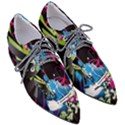 Sneakers Shoes Patterns Bright Pointed Oxford Shoes View3