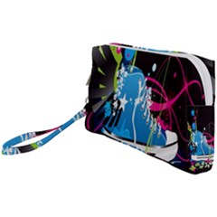 Sneakers Shoes Patterns Bright Wristlet Pouch Bag (small) by Proyonanggan