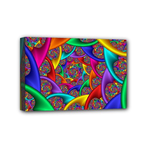 Color Spiral Mini Canvas 6  X 4  (stretched) by Proyonanggan