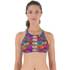 Color Spiral Perfectly Cut Out Bikini Top by Proyonanggan