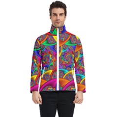 Color Spiral Men s Bomber Jacket