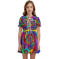 Color Spiral Kids  Sweet Collar Dress by Proyonanggan