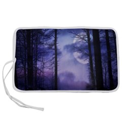 Moonlit A Forest At Night With A Full Moon Pen Storage Case (s) by Proyonanggan