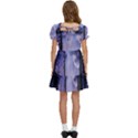 Moonlit A Forest At Night With A Full Moon Kids  Puff Sleeved Dress View4