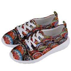 Art Background Bowl Ceramic Color Women s Lightweight Sports Shoes