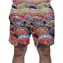 Art Background Bowl Ceramic Color Men s Shorts