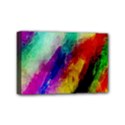 Colorful Abstract Paint Splats Background Mini Canvas 6  x 4  (Stretched) View1