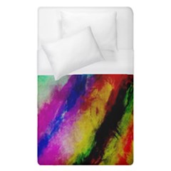 Colorful Abstract Paint Splats Background Duvet Cover (single Size)