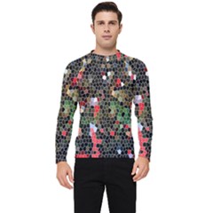 Colorful Abstract Background Men s Long Sleeve Rash Guard by Proyonanggan